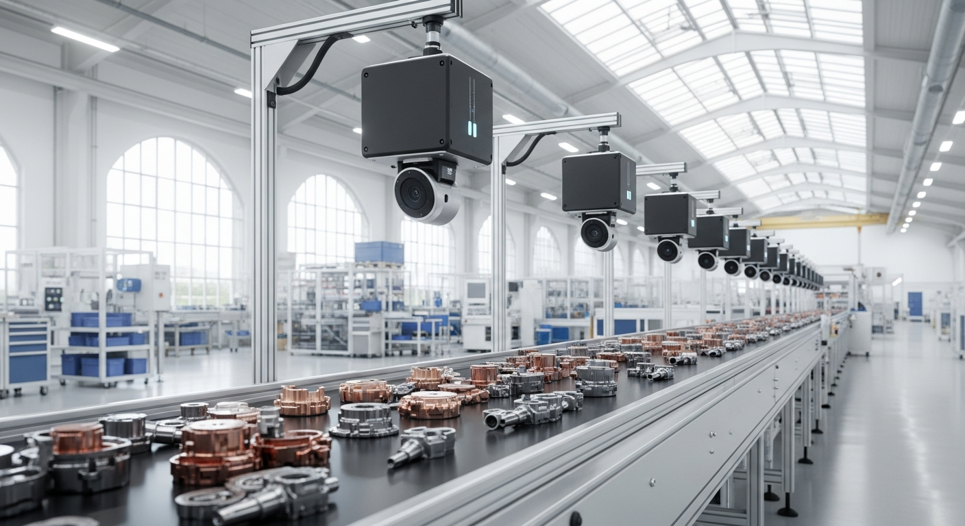 Équipement de vision industrielle haute résolution