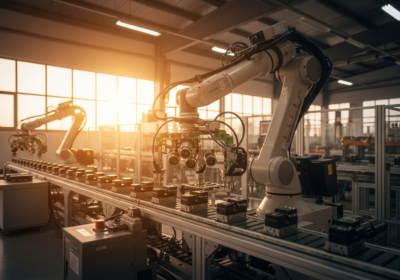 Intégration robotique guidée par vision industrielle